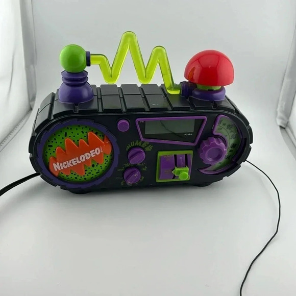 Vintage 1995 Nickelodeon Time Blaster Rise & Slime Alarm Clock AM/FM Radio - Picture 3 of 12